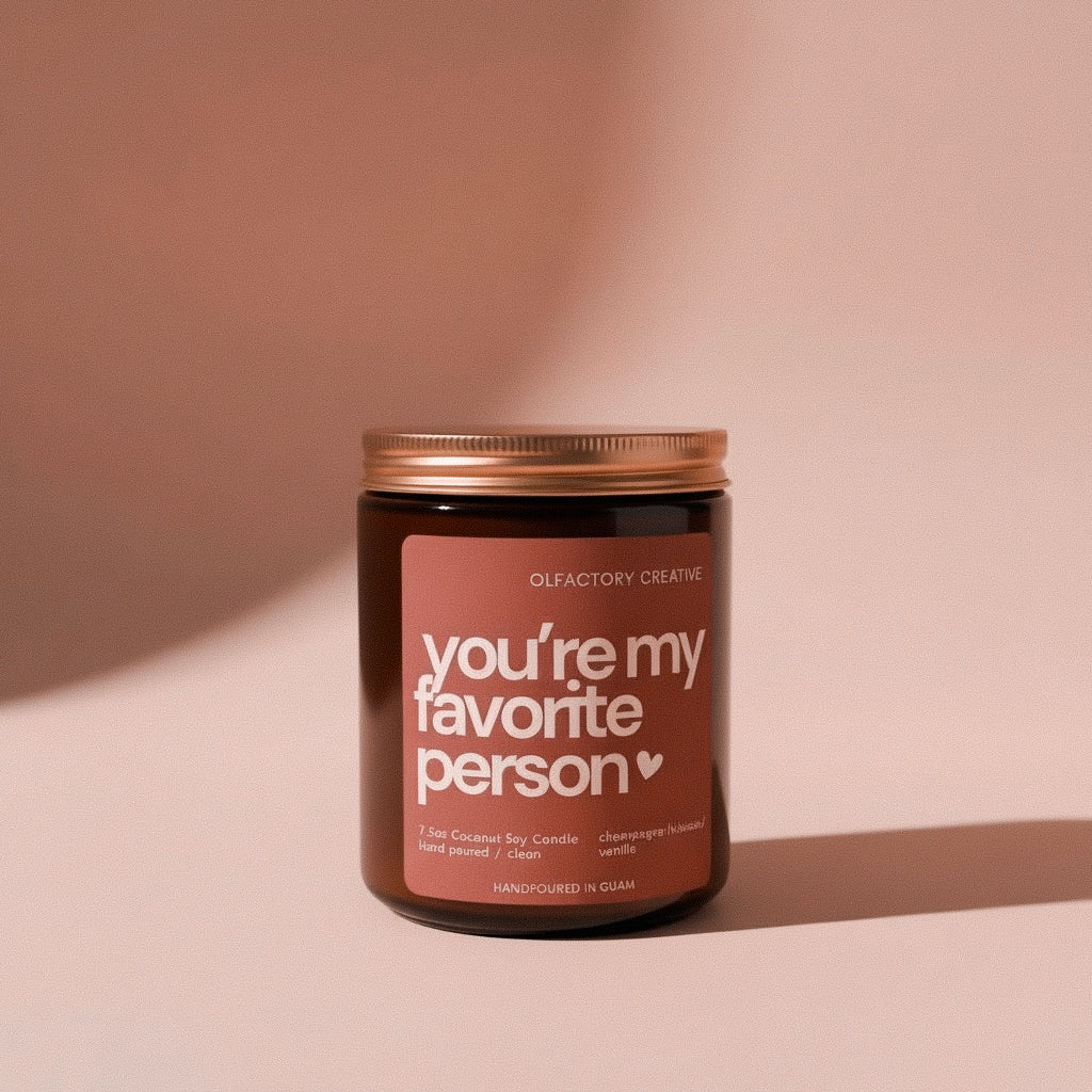 Valentine’s Day Hidden Message Candle