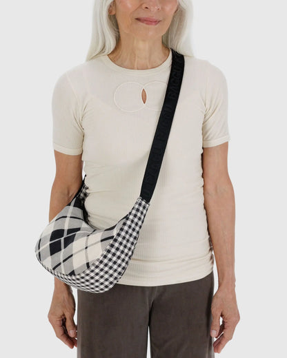 BAGGU Small Nylon Crescent Bag